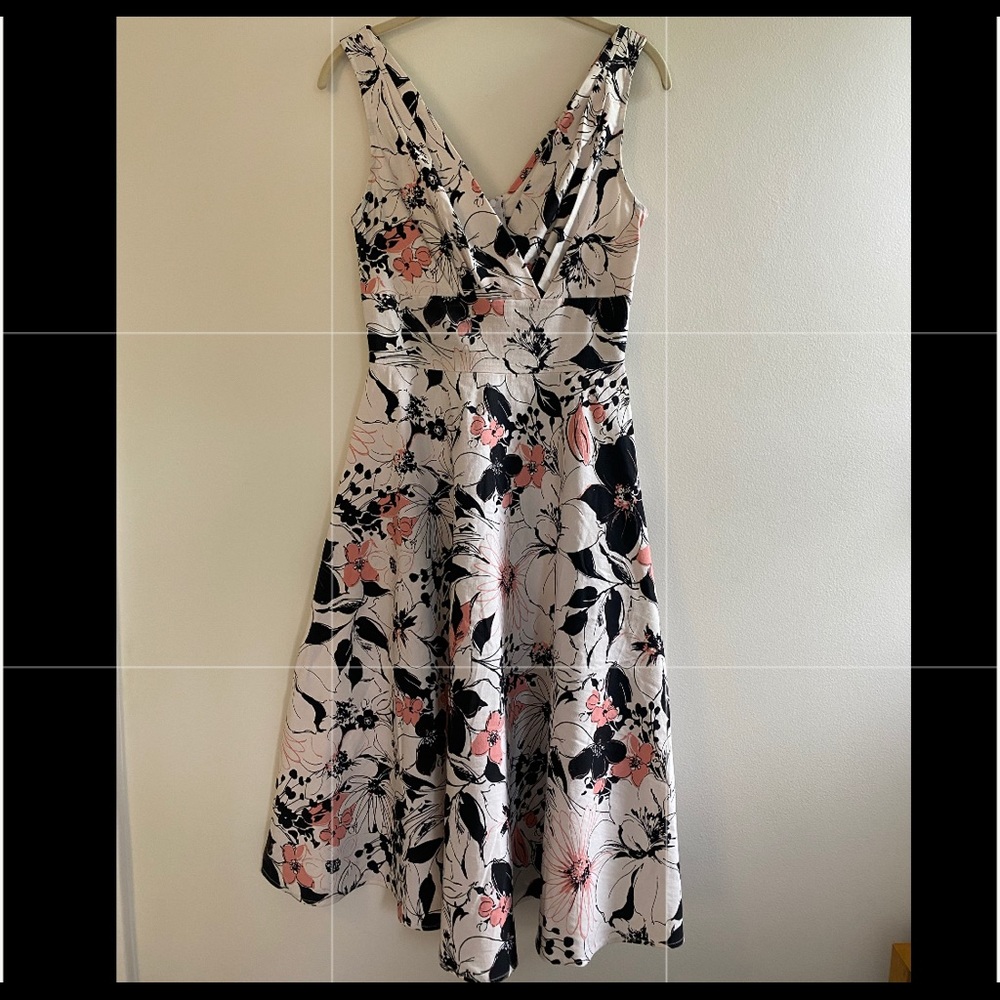 Stop Staring Floral Fit and Flare Dress